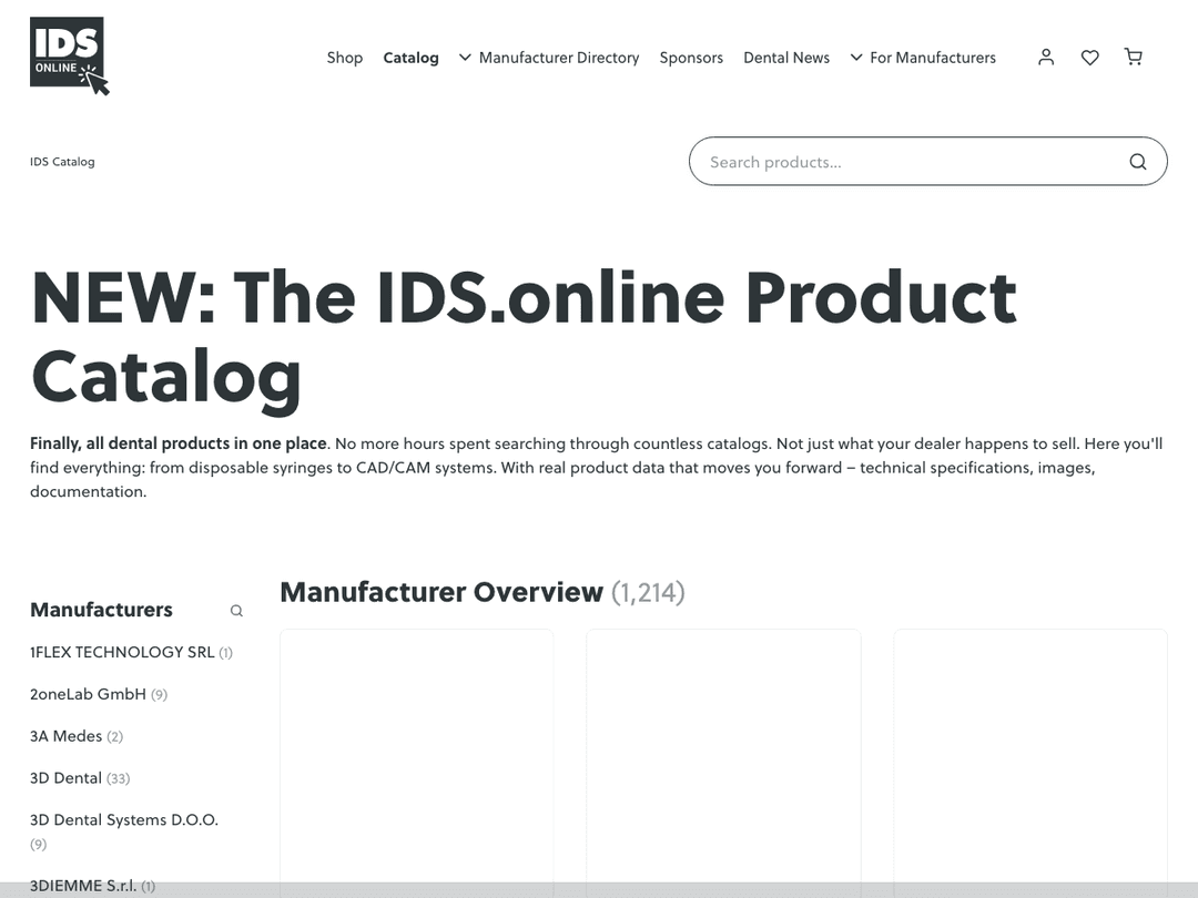IDS.online Product Catalog